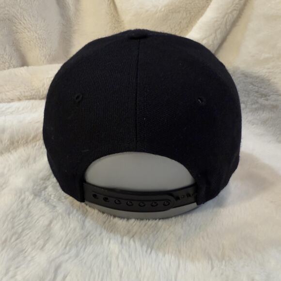 Vintage No Crybabies Hat Cap Snap Back Mens One Size Black Slogan Graphic 80s - Picture 4 of 7